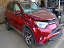 2018 TOYOTA RAV4, BURGUNDY,  XLE MODEL, 2.5L, AWD,  Z26365